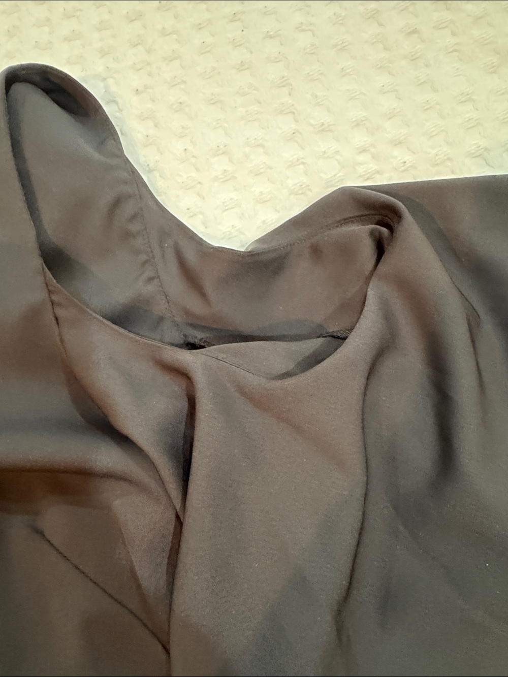 Calvin Klein Black Cold-Shoulder Ruffle Mini Dress - Picture 12 of 12
